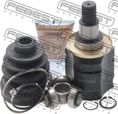 Febest 0111-ACA20LH - Šarnīru komplekts, Piedziņas vārpsta www.autospares.lv