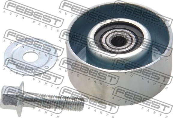 Febest 0187-GSU45 - Parazīt / Vadrullītis, Ķīļrievu siksna www.autospares.lv