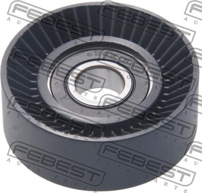 Febest 0187-URS206 - Pulley, v-ribbed belt www.autospares.lv