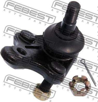 Febest 0120-405 - Шаровая опора, несущий / направляющий шарнир www.autospares.lv