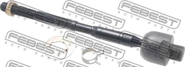 Febest 0122-LC120 - Aksiālais šarnīrs, Stūres šķērsstiepnis www.autospares.lv