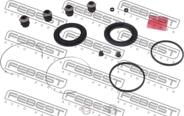 Febest 0175-ACV30F - Remkomplekts, Bremžu suports autospares.lv