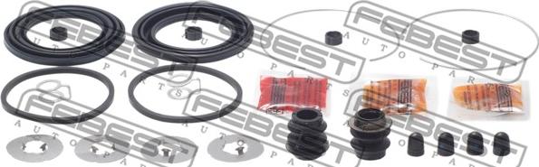 Febest 0175-GSE25F - Remkomplekts, Bremžu suports www.autospares.lv