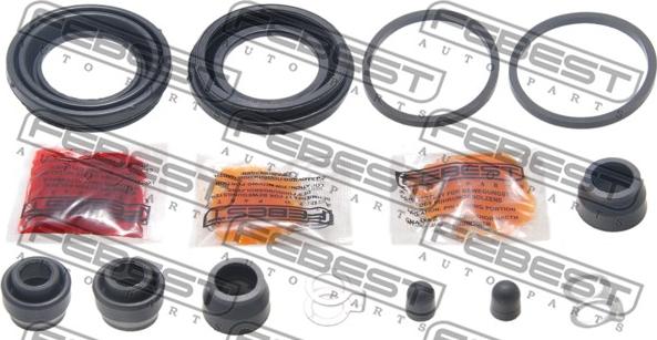 Febest 0175-HDJ100R - Ремкомплект, тормозной суппорт www.autospares.lv