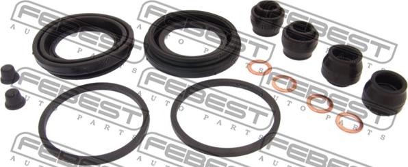 Febest 0175-UZJ100R - Ремкомплект, тормозной суппорт www.autospares.lv