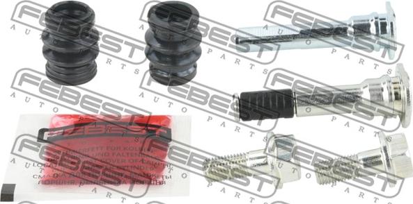 Febest 0874-B13F-KIT - Virzītājčaulu komplekts, Bremžu suports www.autospares.lv