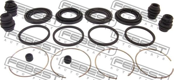 Febest 0875-B12F - Repair Kit, brake caliper www.autospares.lv