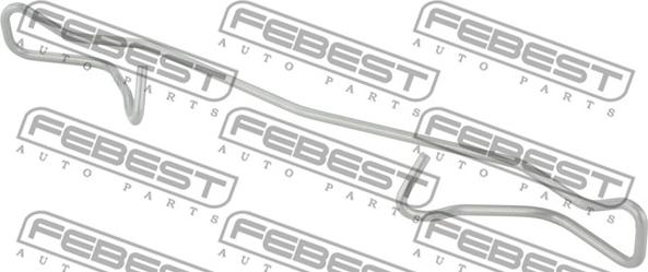 Febest 0303-001 - Atspere, Disku bremžu uzlikas autospares.lv