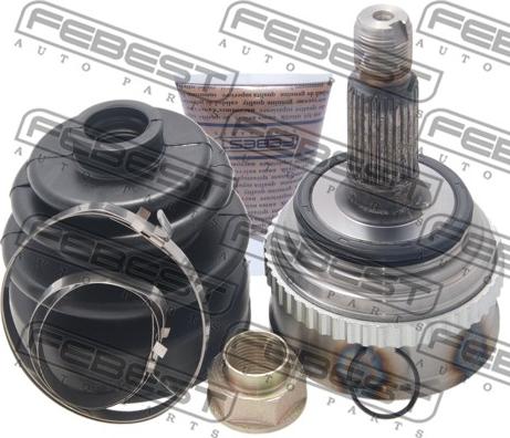 Febest 0310-024A50 - Šarnīru komplekts, Piedziņas vārpsta www.autospares.lv