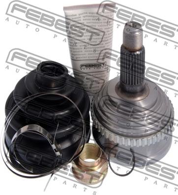 Febest 0310-021A50 - Šarnīru komplekts, Piedziņas vārpsta www.autospares.lv