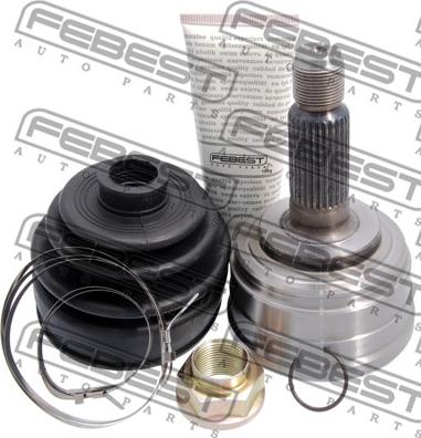 Febest 0310-022 - Šarnīru komplekts, Piedziņas vārpsta www.autospares.lv