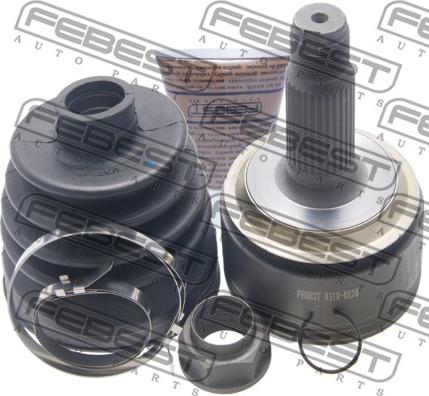 Febest 0310-RE20 - Šarnīru komplekts, Piedziņas vārpsta www.autospares.lv