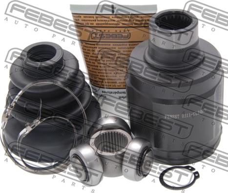 Febest 0311-CL20RH - Šarnīru komplekts, Piedziņas vārpsta www.autospares.lv