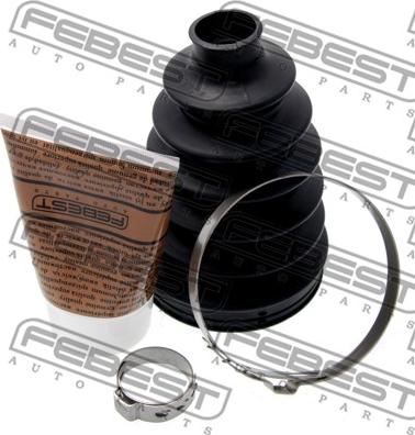 Febest 0317P-FD - Bellow, drive shaft www.autospares.lv