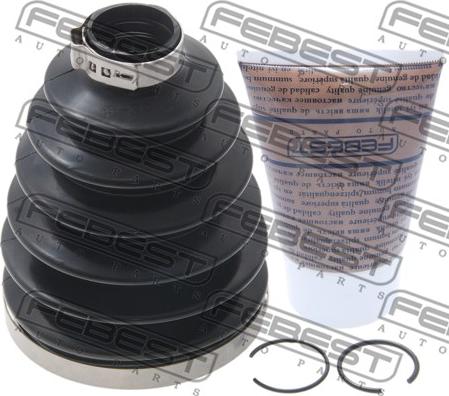 Febest 0317P-RB - Пыльник, приводной вал www.autospares.lv