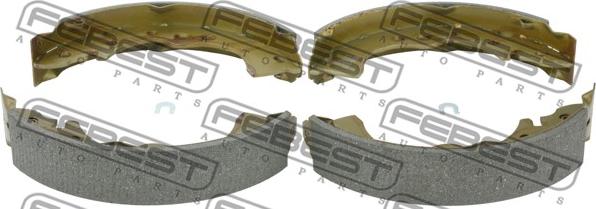 Febest 0202-B10R - Bremžu loku komplekts www.autospares.lv