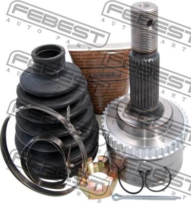 Febest 0210-P12QG18A44 - Šarnīru komplekts, Piedziņas vārpsta www.autospares.lv