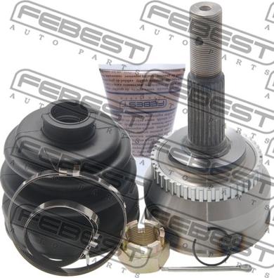 Febest 0210-QG18DEA44 - Šarnīru komplekts, Piedziņas vārpsta www.autospares.lv