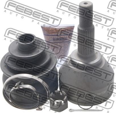 Febest 0210-T31M9 - Šarnīru komplekts, Piedziņas vārpsta www.autospares.lv