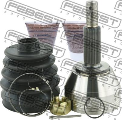 Febest 0210-Y62 - Šarnīru komplekts, Piedziņas vārpsta www.autospares.lv