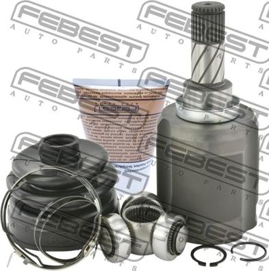 Febest 0211-J10F6LH - Šarnīru komplekts, Piedziņas vārpsta www.autospares.lv