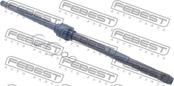 Febest 0212-E11MT16L - Piedziņas vārpsta www.autospares.lv