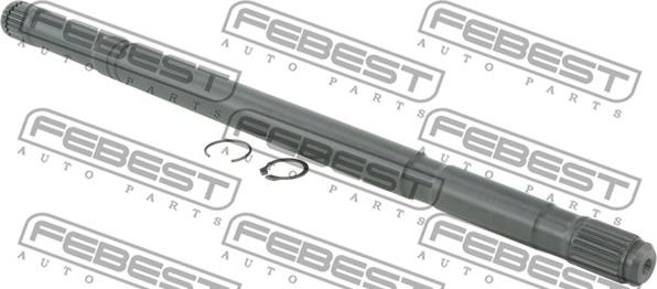 Febest 0212-K12LH - Piedziņas vārpsta www.autospares.lv