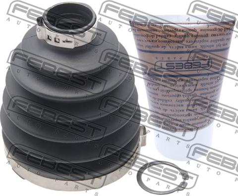 Febest 0217P-D40 - Putekļusargs, Piedziņas vārpsta www.autospares.lv