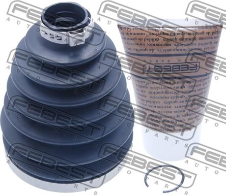 Febest 0217P-Z50 - Putekļusargs, Piedziņas vārpsta www.autospares.lv