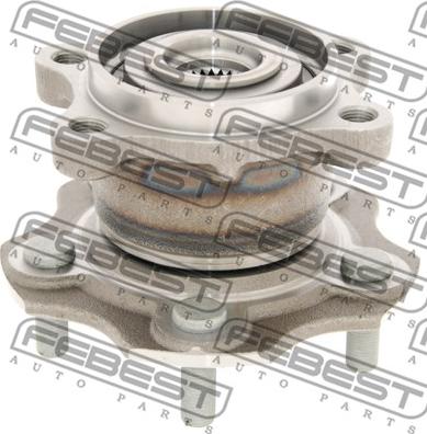 Febest 0282-J10RWD - Ступица колеса, поворотный кулак www.autospares.lv