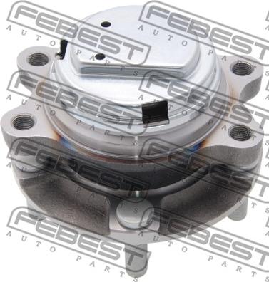 Febest 0282-Y50MF - Ступица колеса, поворотный кулак www.autospares.lv