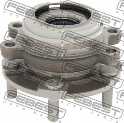 Febest 0282-Z51MRR - Ступица колеса, поворотный кулак www.autospares.lv