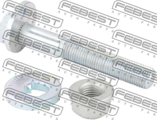 Febest 0229-020-KIT - Riteņu sagāzuma regulēšanas skrūve www.autospares.lv