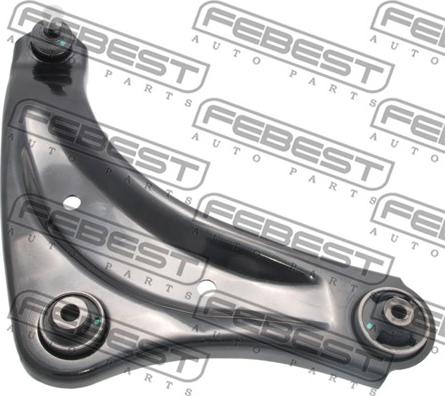 Febest 0224-F15RH - Neatkarīgās balstiekārtas svira, Riteņa piekare www.autospares.lv