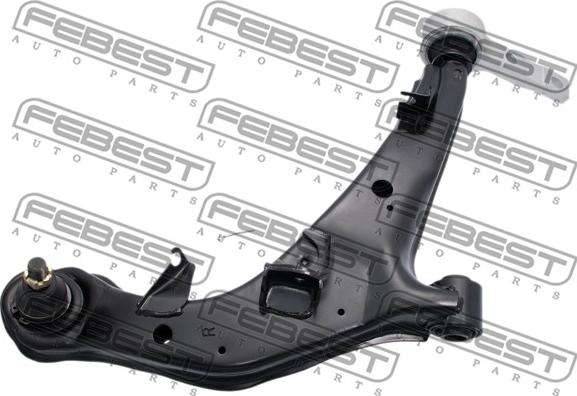 Febest 0224-P12RH - Neatkarīgās balstiekārtas svira, Riteņa piekare www.autospares.lv