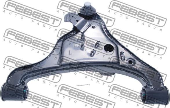 Febest 0224-R51LL - Neatkarīgās balstiekārtas svira, Riteņa piekare www.autospares.lv