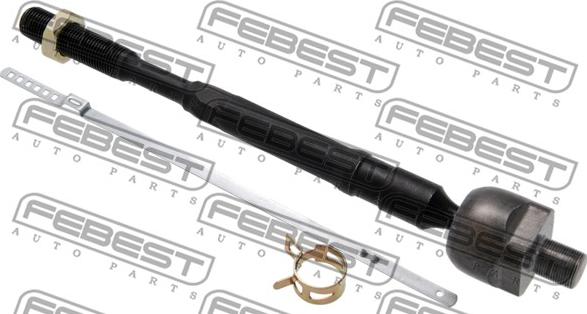 Febest 0222-Z50U - Aksiālais šarnīrs, Stūres šķērsstiepnis www.autospares.lv