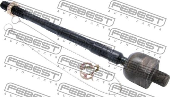 Febest 0222-Z50 - Aksiālais šarnīrs, Stūres šķērsstiepnis www.autospares.lv