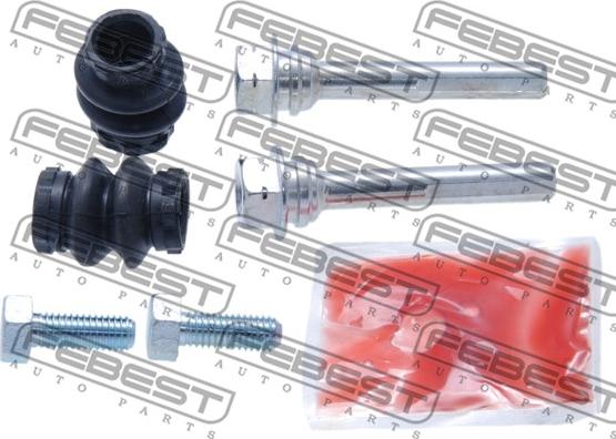 Febest 0274-K12EF-KIT - Направляющий болт, корпус скобы тормоза www.autospares.lv