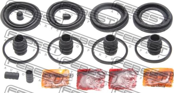 Febest 0275-A33F - Remkomplekts, Bremžu suports www.autospares.lv