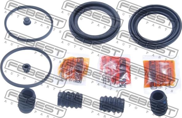 Febest 0275-P12F - Remkomplekts, Bremžu suports www.autospares.lv