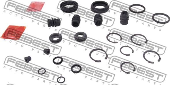 Febest 0275-Y11R - Repair Kit, brake caliper www.autospares.lv