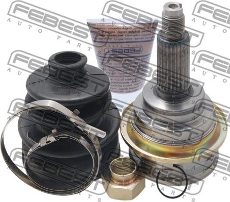 Febest 0710-018 - Šarnīru komplekts, Piedziņas vārpsta www.autospares.lv