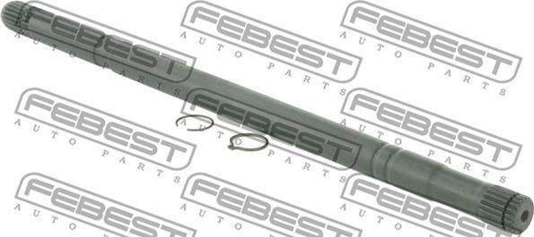 Febest 0712-RM413LH - Piedziņas vārpsta autospares.lv