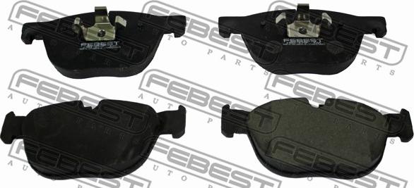 Febest 1901-E70F - Bremžu uzliku kompl., Disku bremzes www.autospares.lv