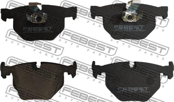 Febest 1901-F15R - Bremžu uzliku kompl., Disku bremzes www.autospares.lv