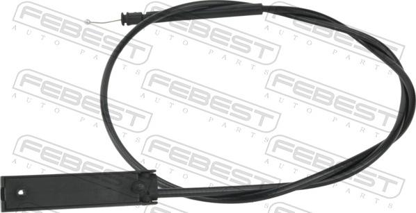 Febest 19101E87TU2F - Motora pārsega slēdzenes trose www.autospares.lv