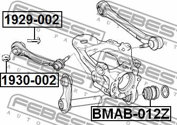 Febest 1930-002 - Regulēšanas starplika, Tilta sija www.autospares.lv