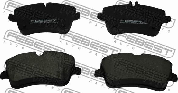 Febest 1601-203F - Bremžu uzliku kompl., Disku bremzes www.autospares.lv