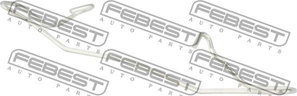 Febest 1603-001 - Atspere, Disku bremžu uzlikas www.autospares.lv